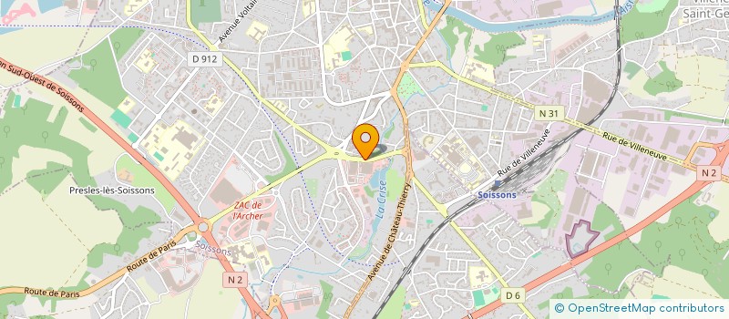 localisation de l'entreprise CONSORTS DEBRUYERE à SOISSONS