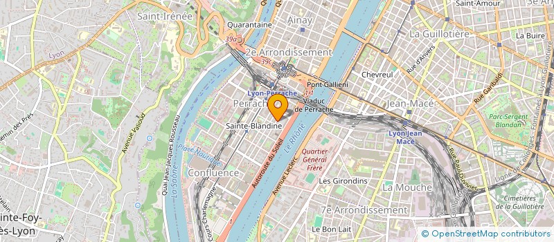 localisation de l'entreprise CONSORTS ET RAVASCO à LYON