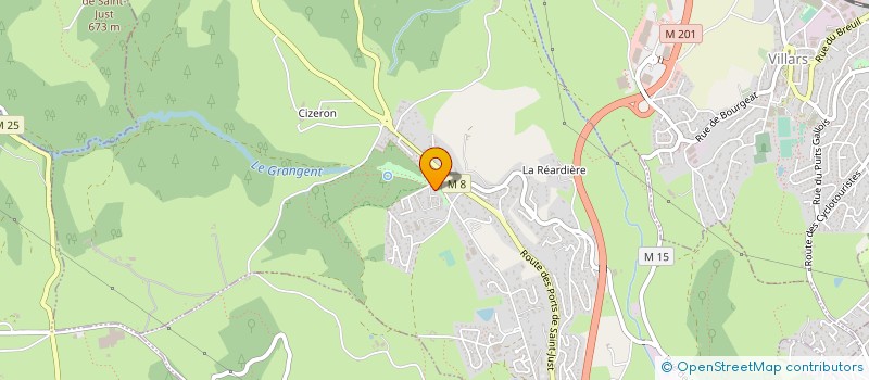 localisation de l'entreprise CONSORTS FONTVIEILLE  SAINT GENEST LERPT