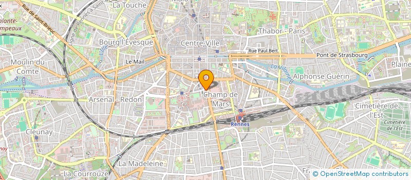 localisation de l'entreprise CONSORTS GILLAUX CAUTAIN  RENNES