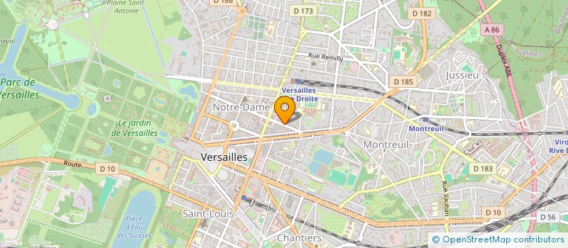 localisation de l'entreprise CONSORTS HAWECKER à VERSAILLES