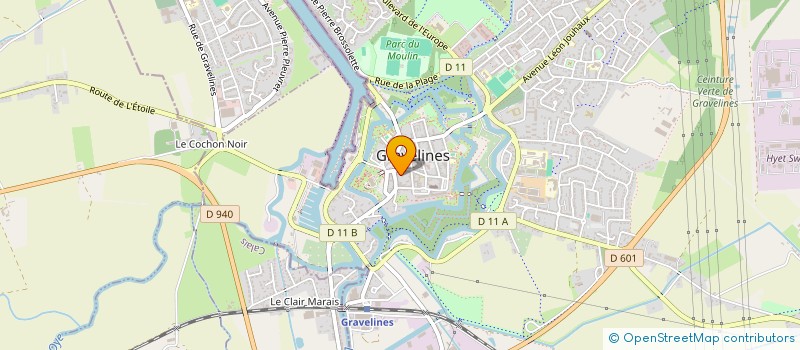 localisation de l'entreprise CONSORTS JANSSENS à GRAVELINES