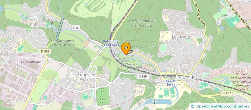 localisation de l'entreprise CONSORTS JEANNE ET MICHEL GRASSET  JOUY-EN-JOSAS