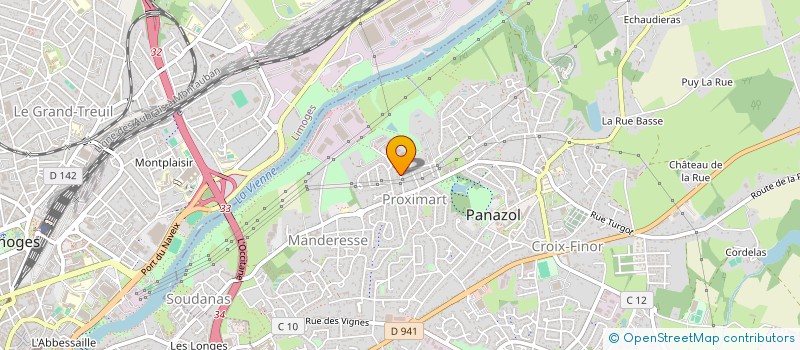 localisation de l'entreprise CONSORTS JOUY à PANAZOL
