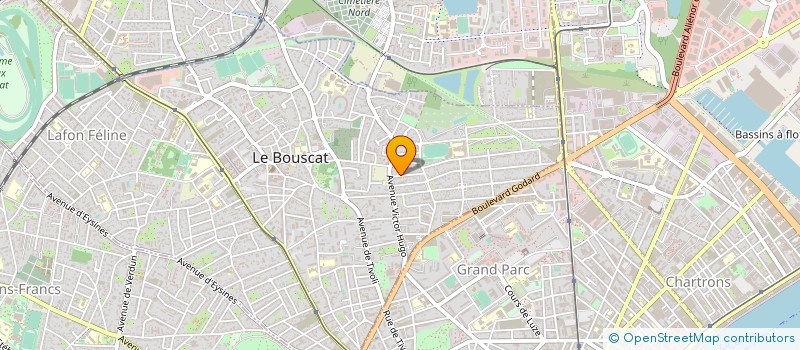 localisation de l'entreprise CONSORTS JUIN  LE BOUSCAT