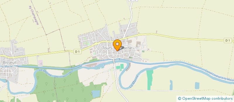 localisation de l'entreprise CONSORTS LALLEMENT à TOURS-SUR-MARNE