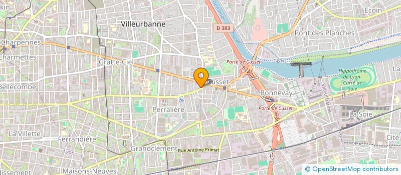 localisation de l'entreprise CONSORTS LANCIA  VILLEURBANNE