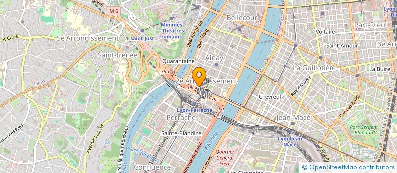 localisation de l'entreprise CONSORTS LANFREY  LYON