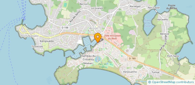 localisation de l'entreprise CONSORTS LAUDIC BARON à ARZON