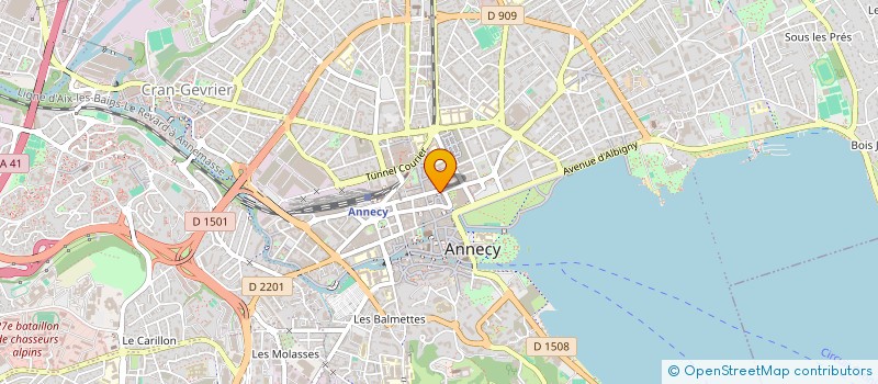 localisation de l'entreprise CONSORTS LAVOREL  ANNECY