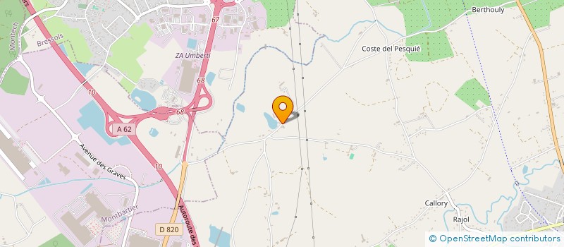 localisation de l'entreprise CONSORTS LAYMAJOUX JEAN-LOUIS ET MARLENE  LABASTIDE-SAINT-PIERRE