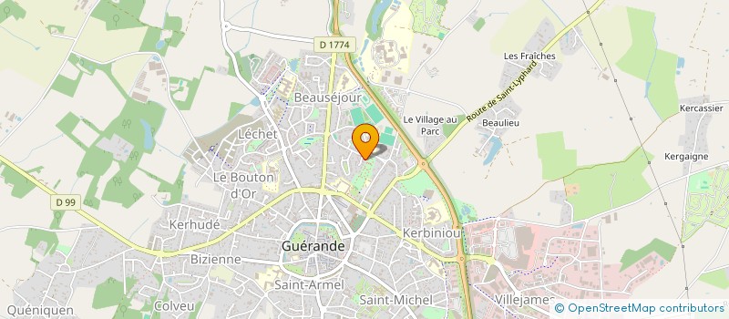 localisation de l'entreprise CONSORTS LEBOT EVEN à GUERANDE