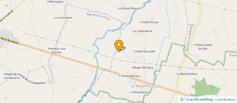 localisation de l'entreprise CONSORTS LEDUC  LE MESNIL-EURY