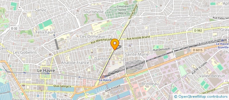 localisation de l'entreprise CONSORTS LEMERLE ET ALLAIS à LE HAVRE