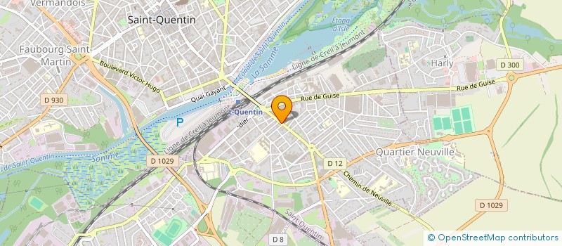 localisation de l'entreprise CONSORTS LEPORCQ à SAINT-QUENTIN