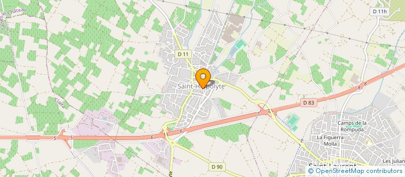 localisation de l'entreprise CONSORTS LLOBET  SAINT-HIPPOLYTE