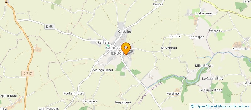 localisation de l'entreprise CONSORTS MARQUIER  SAINT-GILLES-LES-BOIS