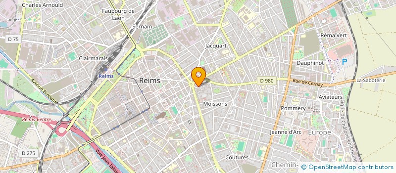 localisation de l'entreprise CONSORTS MATOT BRAINE  REIMS