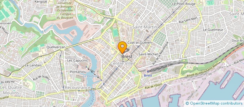 localisation de l'entreprise CONSORTS MELLOUET  BREST