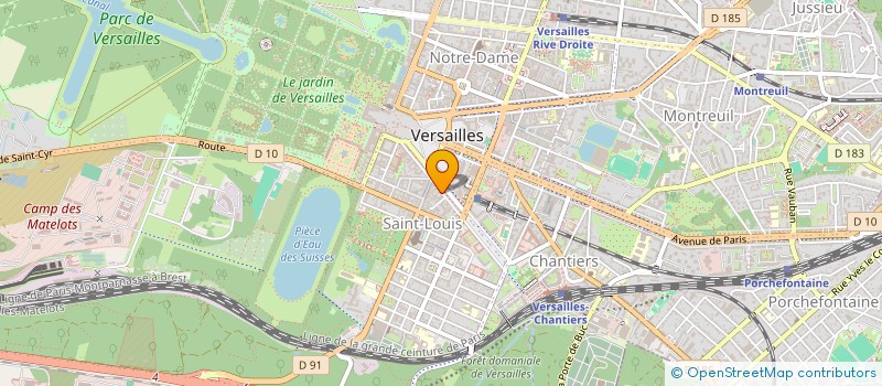 localisation de l'entreprise CONSORTS MERCIER DU PATY DE CLAM à VERSAILLES