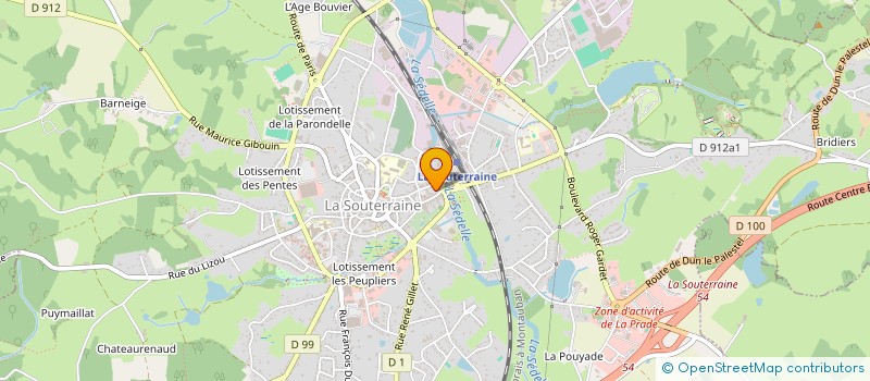 localisation de l'entreprise CONSORTS MOIRAT INDIVISION  LA SOUTERRAINE