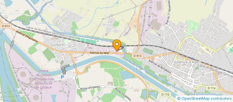 localisation de l'entreprise CONSORTS MOSCONI DIDIER ET JOSIANE  GOLFECH