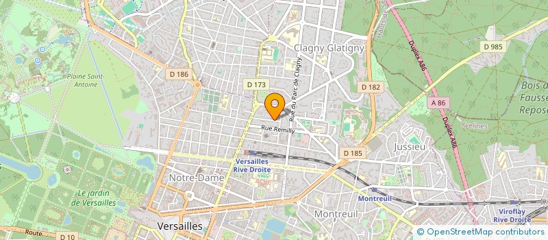 localisation de l'entreprise CONSORTS NICOLAS à VERSAILLES