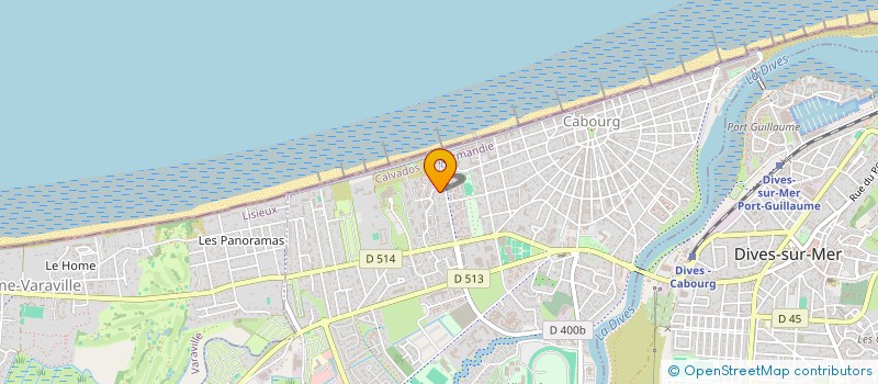 localisation de l'entreprise CONSORTS PANONTIN ARMANI ELENA ET MARIO  CABOURG