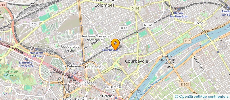 localisation de l'entreprise CONSORTS PETITPIED à COURBEVOIE