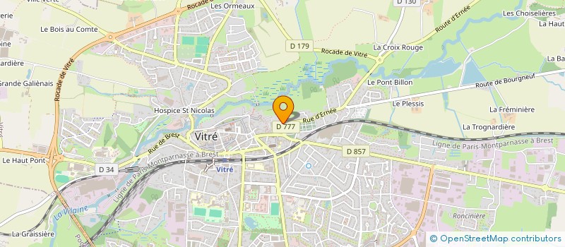 localisation de l'entreprise CONSORTS PEU  VITRE