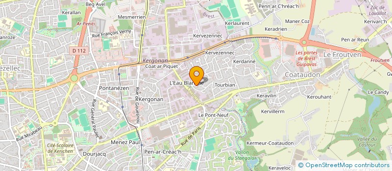 localisation de l'entreprise CONSORTS PITTY DE DREZIGUE à GUIPAVAS