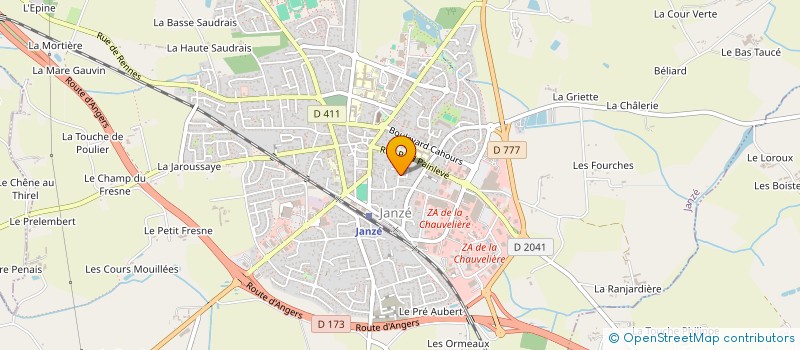 localisation de l'entreprise CONSORTS POTIN GUILLAUDEUX LACIRE  JANZE