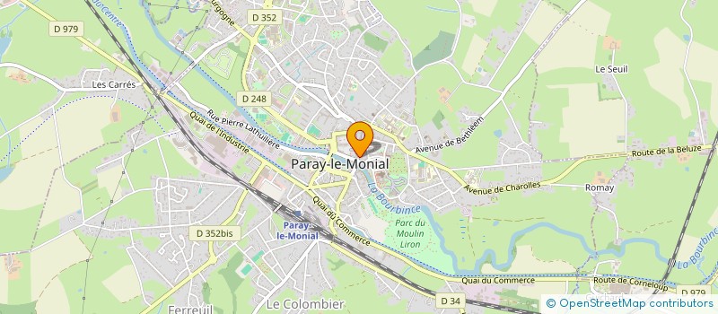 localisation de l'entreprise CONSORTS POUZET  PARAY-LE-MONIAL