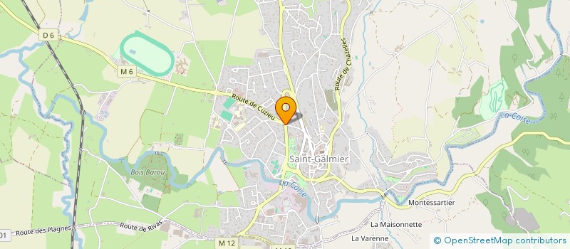 localisation de l'entreprise CONSORTS RAVEL  SAINT-GALMIER