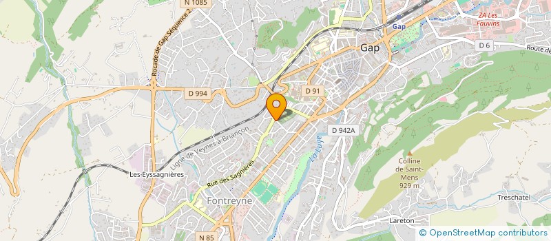 localisation de l'entreprise CONSORTS REYNAUD-MERCIER  GAP