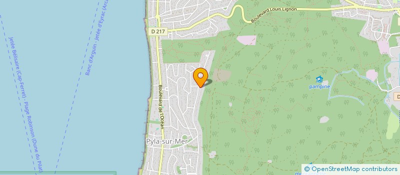 localisation de l'entreprise CONSORTS ROLLIN  LA TESTE DE BUCH