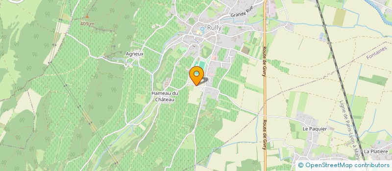 localisation de l'entreprise CONSORTS ROUX-GUIGNARD  RULLY