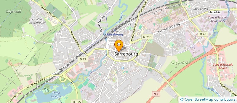 localisation de l'entreprise CONSORTS SCHROEDER à SARREBOURG