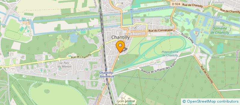 localisation de l'entreprise CONSORTS SOM DE COSTE  CHANTILLY