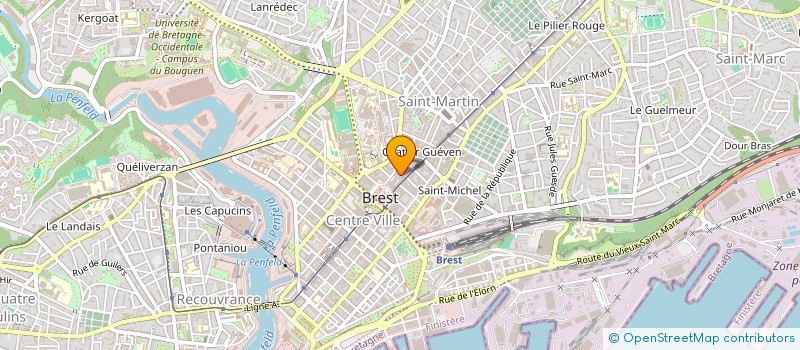 localisation de l'entreprise CONSORTS THEVEN  BREST