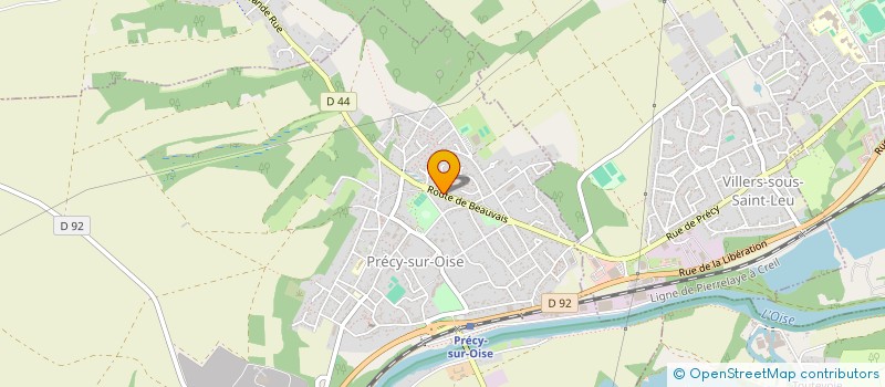 localisation de l'entreprise CONSORTS TOURLY FRANCIS  PRECY-SUR-OISE