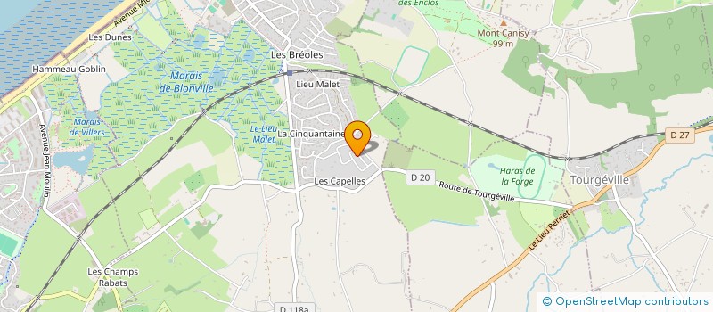 localisation de l'entreprise CONSORTS TREGOAT à BLONVILLE-SUR-MER
