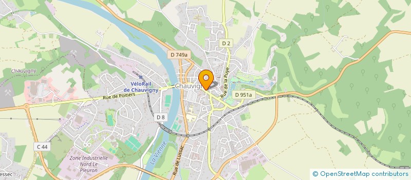 localisation de l'entreprise CONSORTS VALLET  CHAUVIGNY