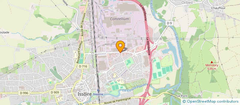 localisation de l'entreprise CONSORTS VERU WILLIAM TERENCE JOSEPH  ISSOIRE