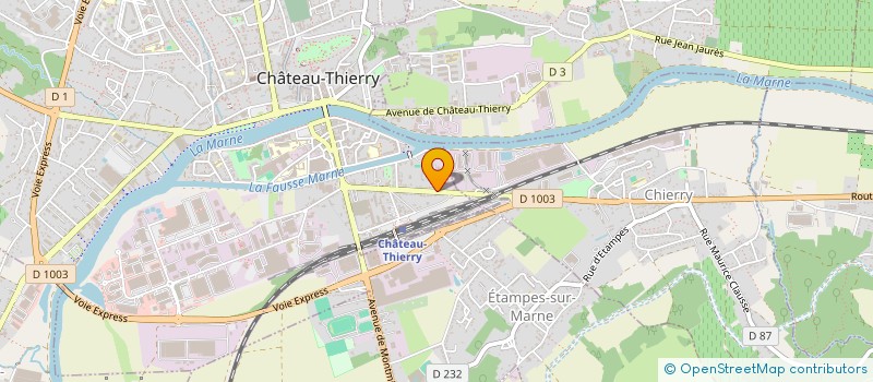 localisation de l'entreprise CONSORTS VIANNEY à CHATEAU-THIERRY