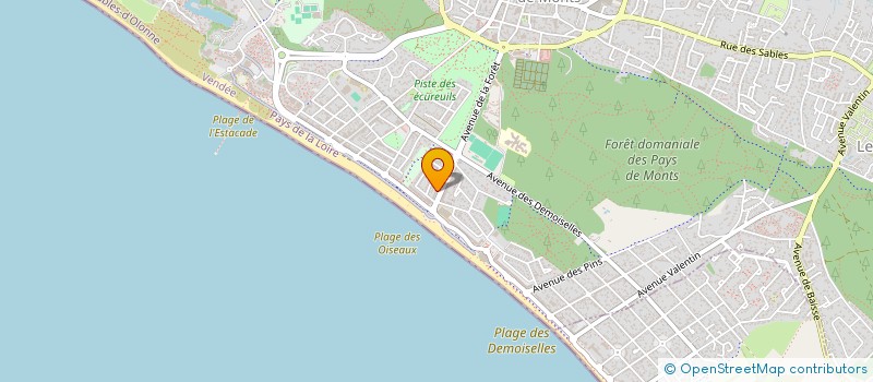 localisation de l'entreprise CONSORTS VITALI  SAINT-JEAN-DE-MONTS