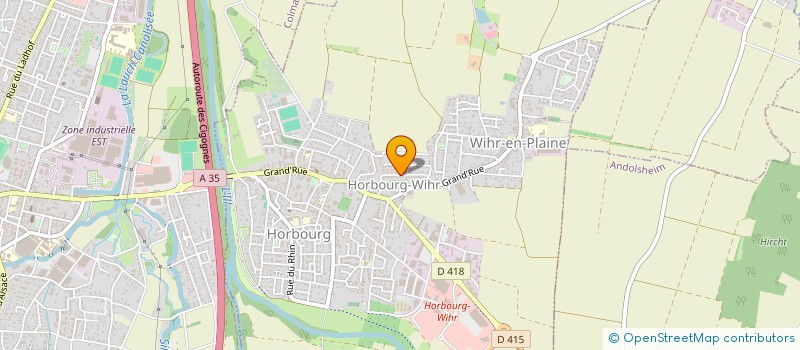 localisation de l'entreprise CONSOURCING AM  HORBOURG-WIHR