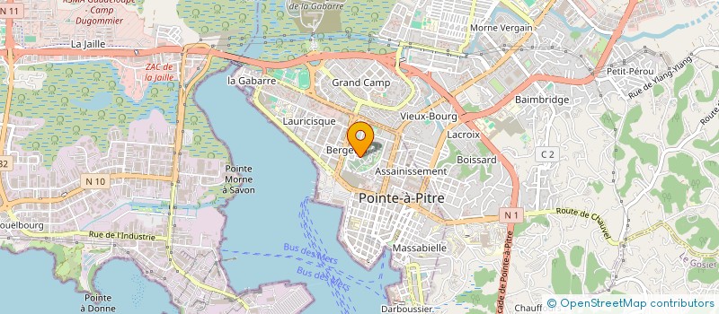localisation de l'entreprise CONSPIL à POINTE-A-PITRE