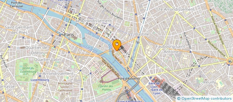 localisation de l'entreprise CONST ARCHITECT URBAIN ENVIRONNEMENT à PARIS