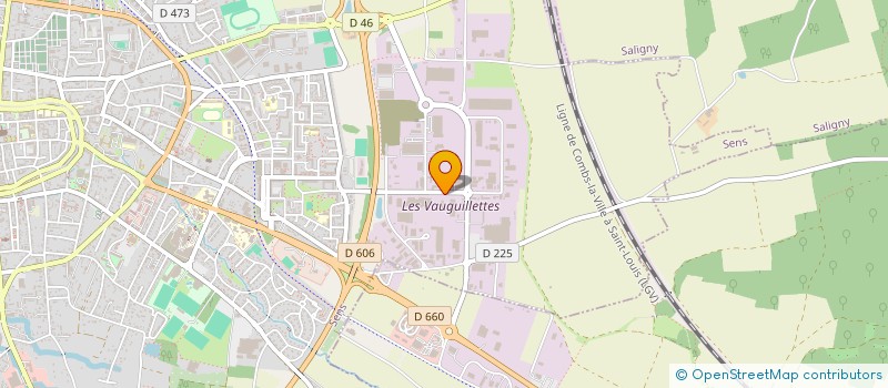 localisation de l'entreprise CONST BATIM INDUST ET PARTICULIERS à SENS
